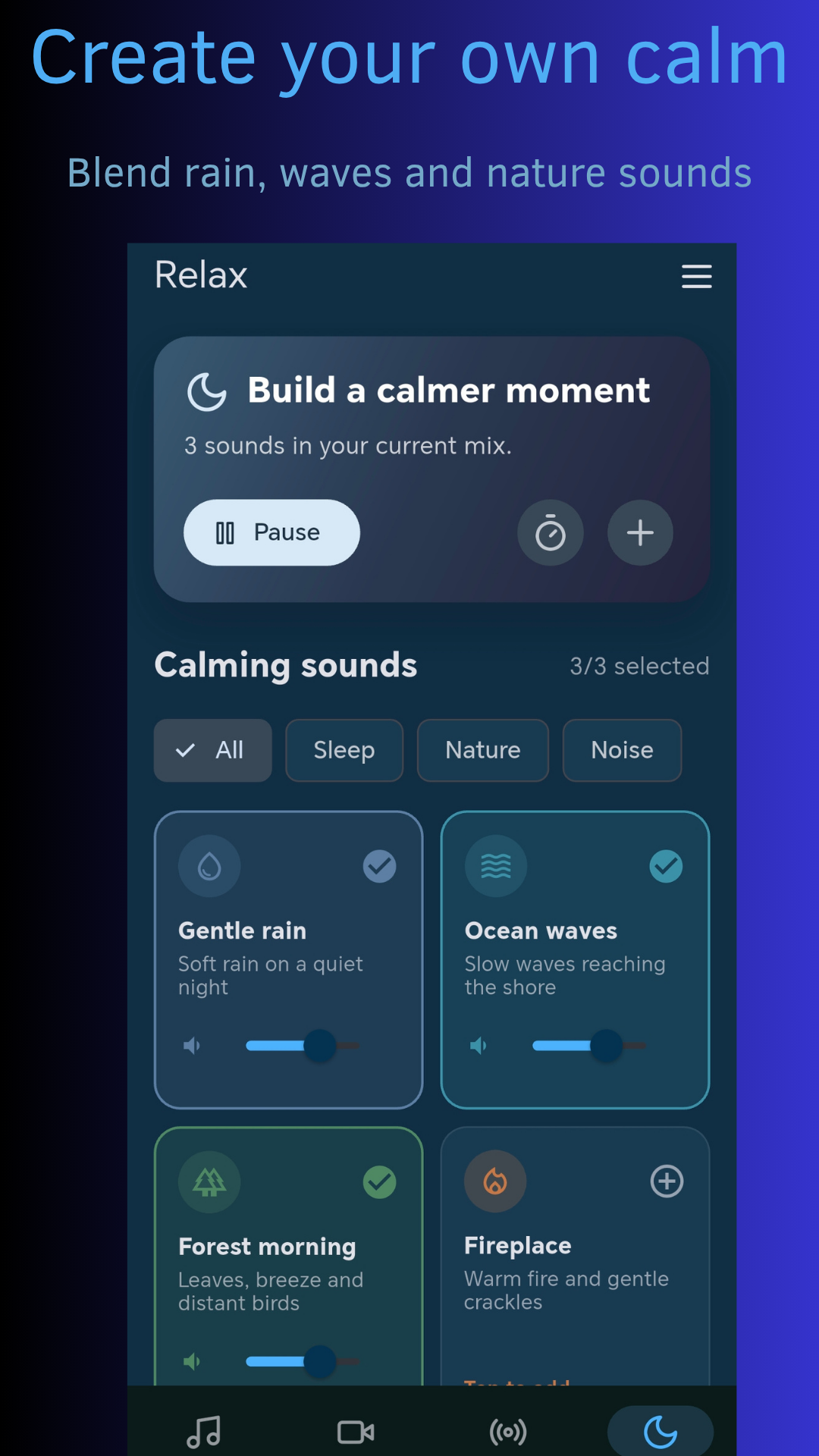 Synthze Player audio controls